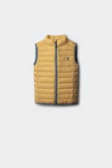 Springfield Kids Colete acolchoado menino amarelo