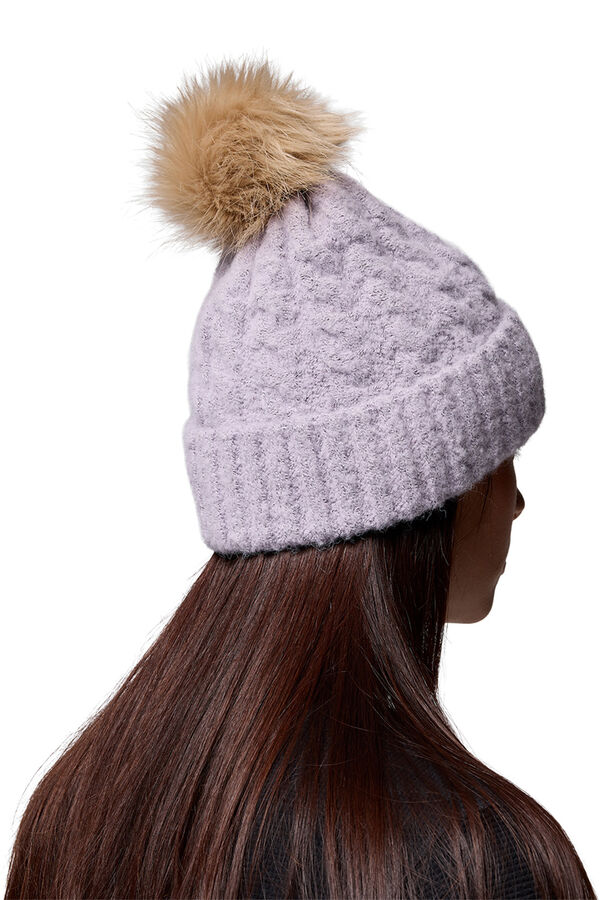 Columbia Gorro Unissexo Winter Blur&trade; II com Pompom rosa