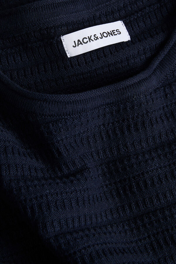 Jack & Jones Camisa de malha de regular fit azul