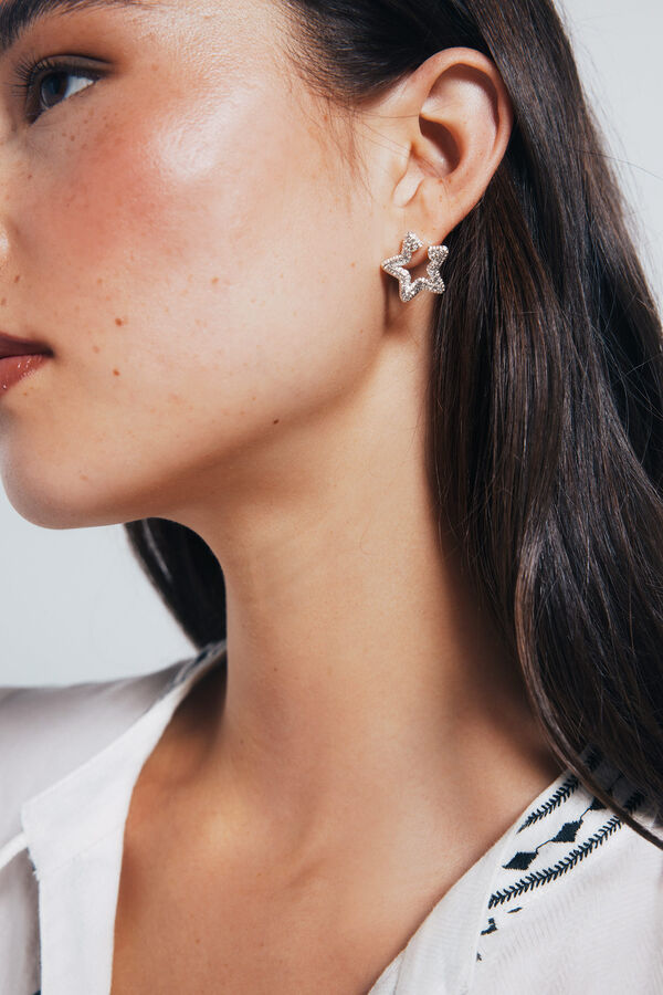 Springfield Brincos de estrela brilhante cinzento