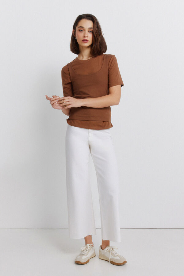 Springfield Cal&ccedil;as estilo marinheiro branco