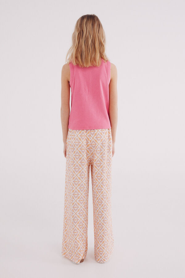 Springfield Kids Calça estampado fluído para menina rosa