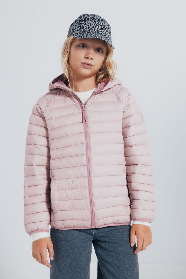 Springfield Kids Casaco acolchoado para menina rosa