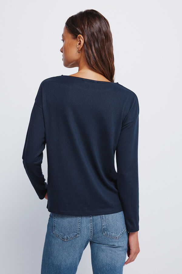 Springfield T-shirt gola gola com tachas azul