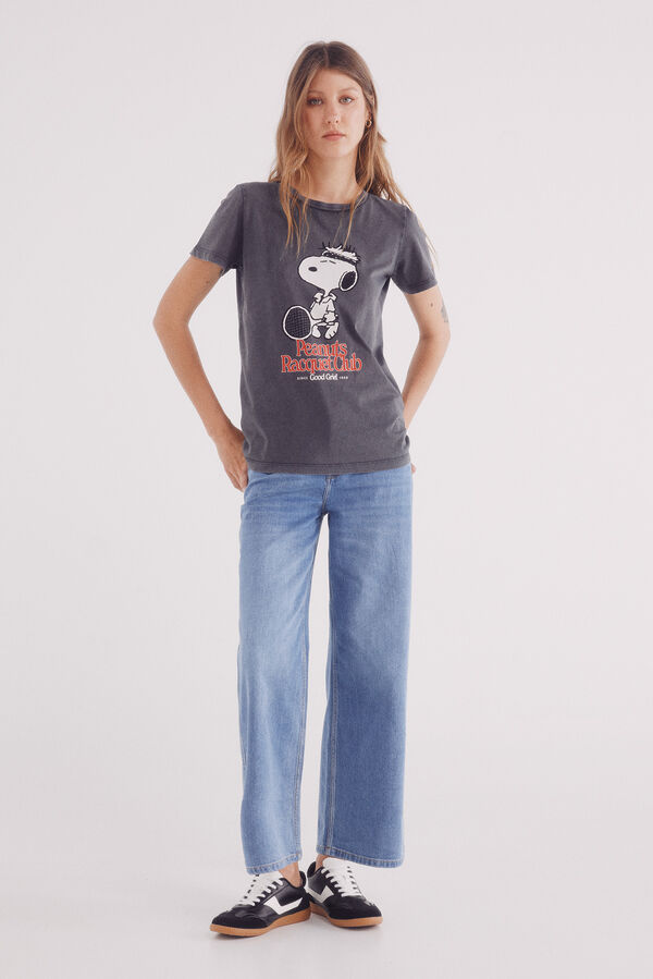Springfield Camiseta "Peanuts" gris