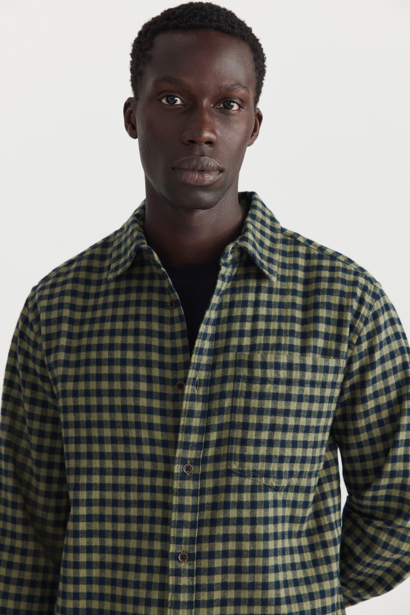 Springfield Camisa de flanela estampado vichy