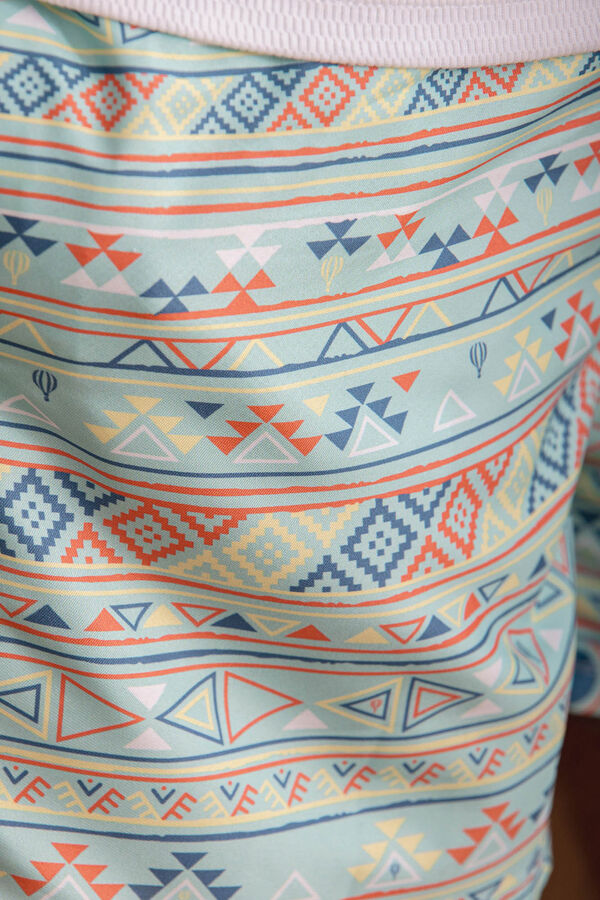 Celopman Ba&ntilde;ador Estampado &Eacute;tnico verde