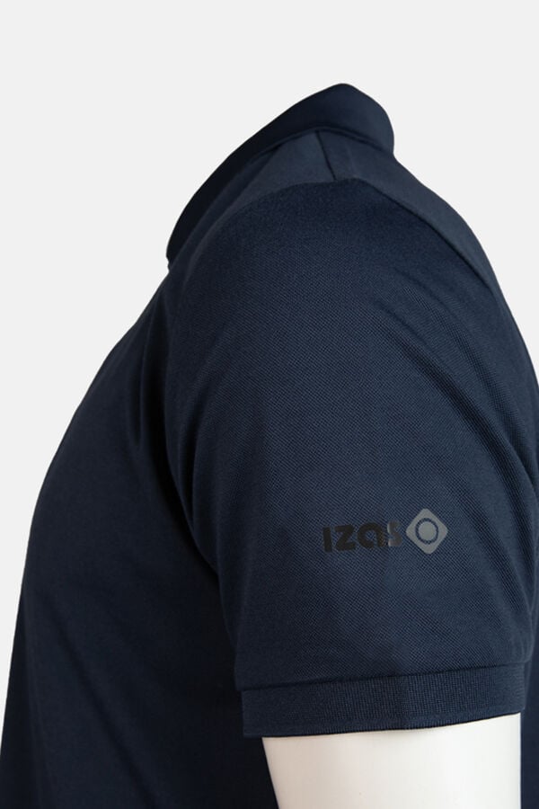 Izas Polo t&eacute;cnico de manga curta azul