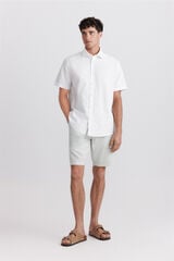 Springfield Bermuda t&eacute;cnica wide & relaxed fit verde