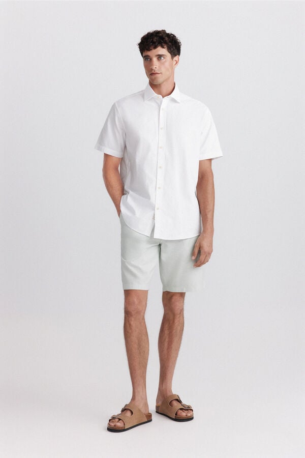 Springfield Bermuda t&eacute;cnica wide & relaxed fit verde