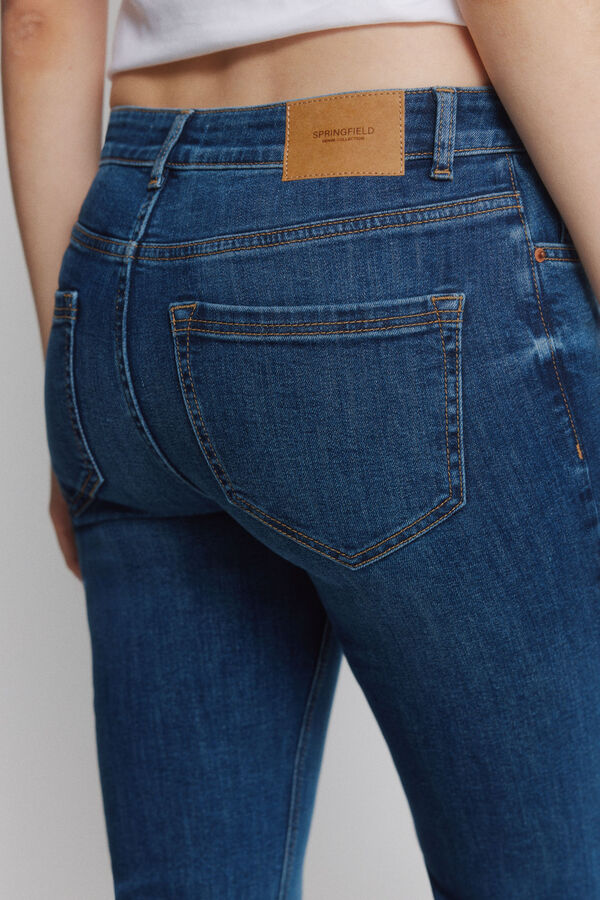 Springfield Cal&ccedil;as jeans flare azul