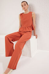 Trendyol Conjunto fluido de duas pe&ccedil;as vermelho