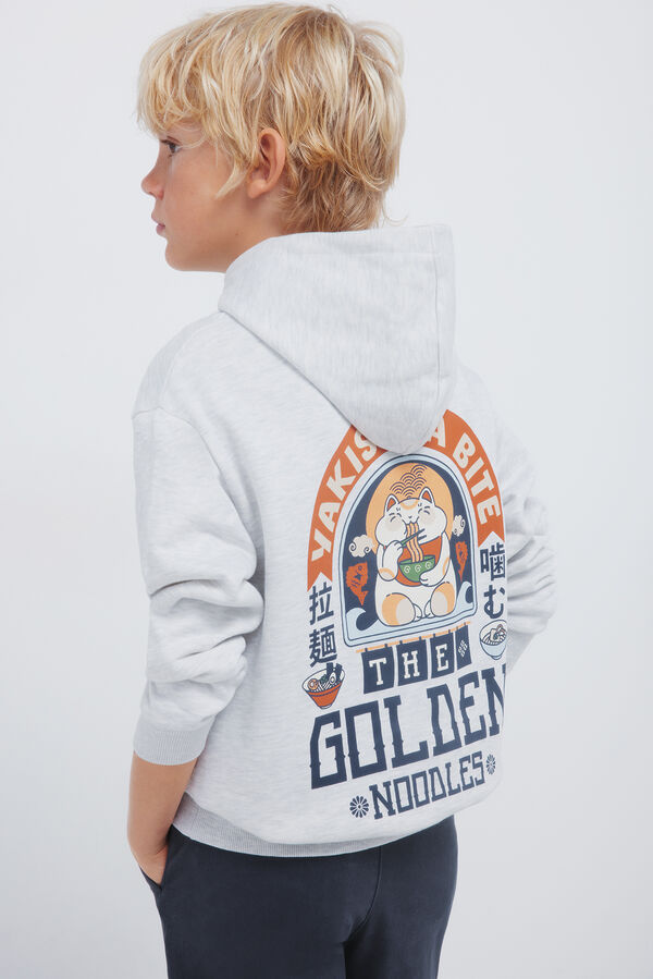 Springfield Kids Sweatshirt capuz "Goden" cinzento