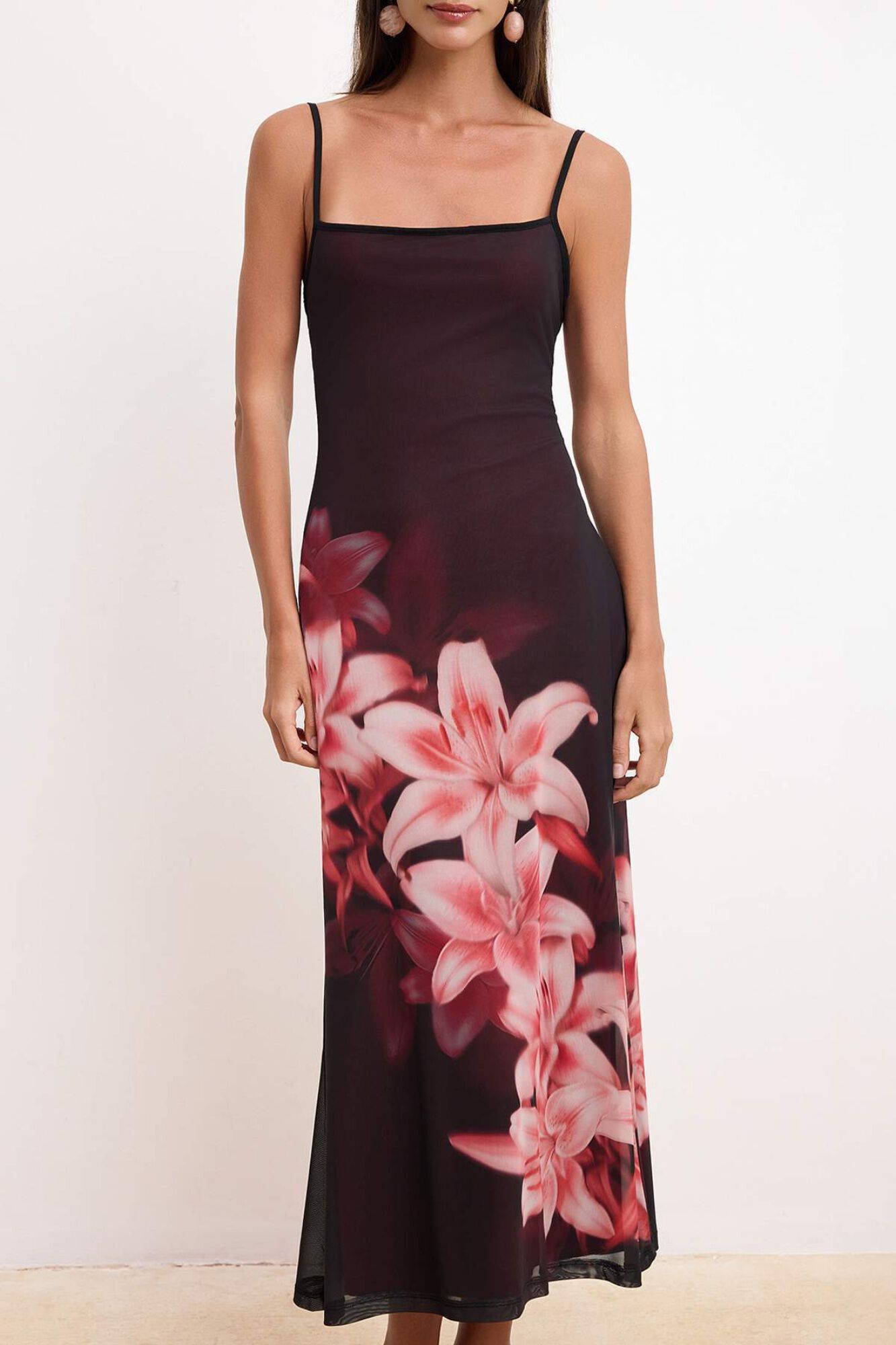 Trendyol Vestido midi espalda abierta