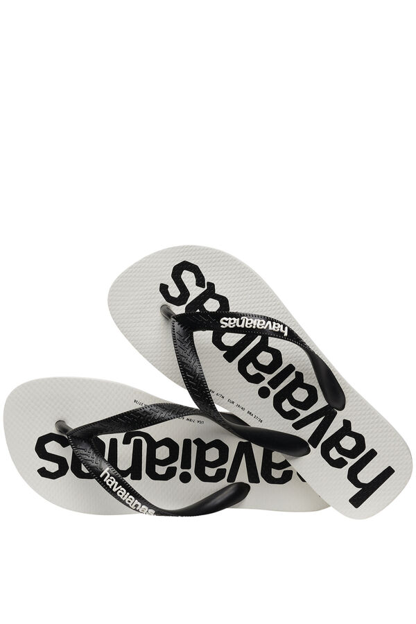 Havaianas Chinelos de plataforma em borracha branco