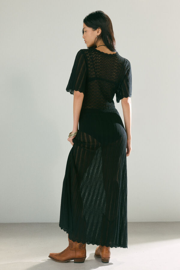 High Spirits Vestido Dove preto