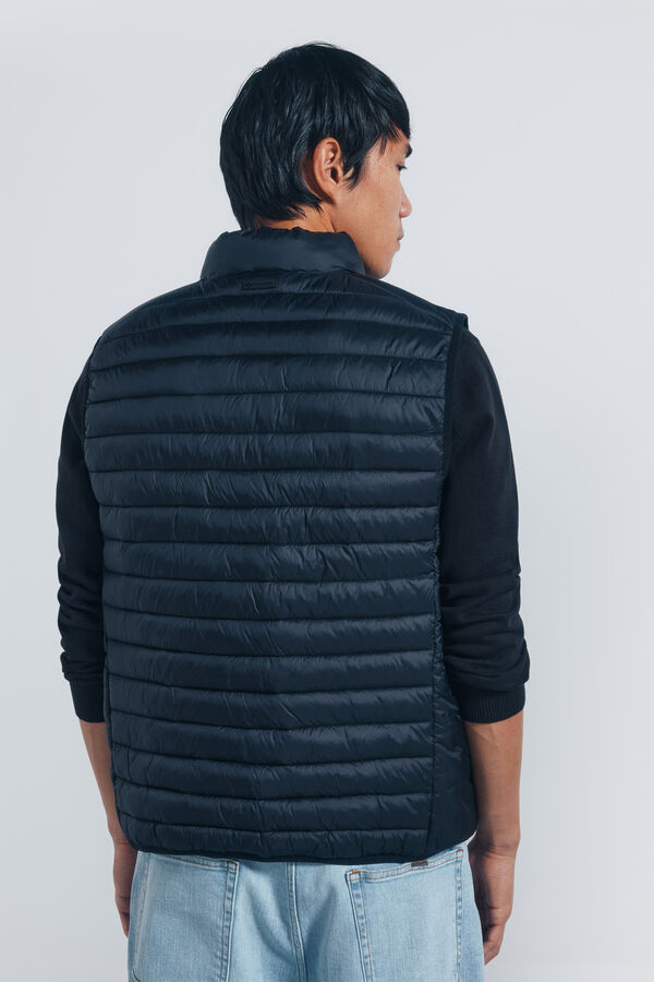 Springfield Colete acolchoado preto