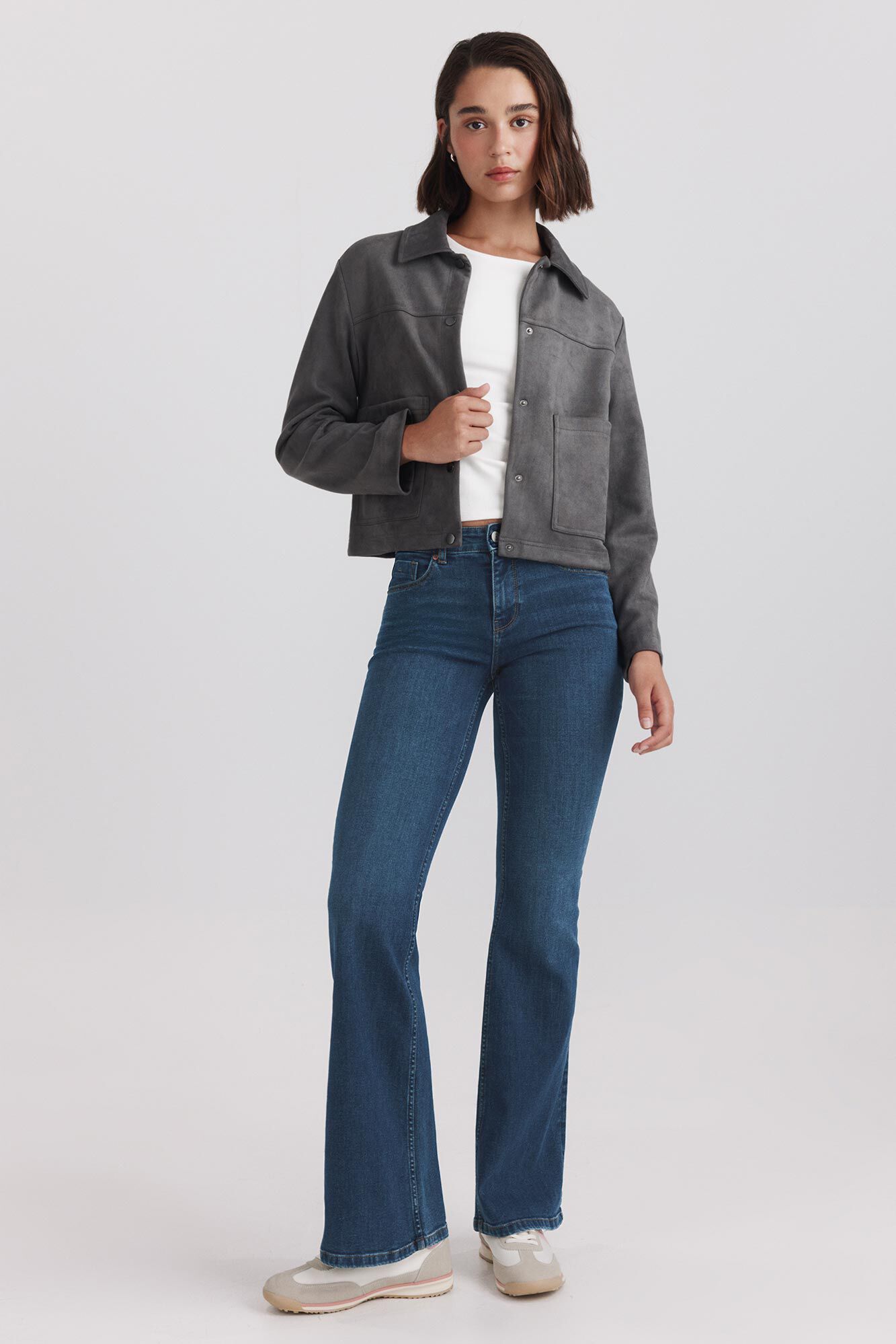Springfield Jeans bootcut flare tiro bajo