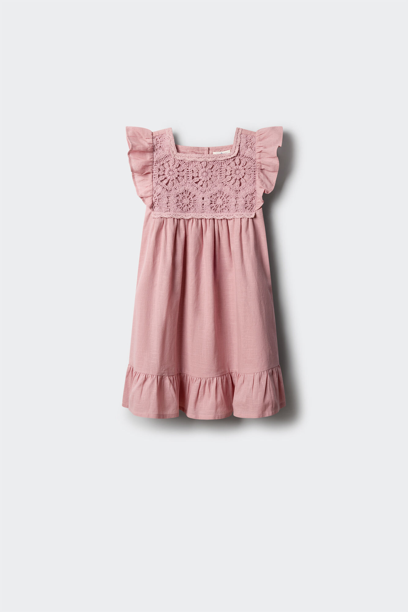 Springfield Kids Vestido detalhes crochet menina