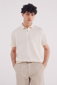 Springfield Polo piqué de cor extravagante de regular fit