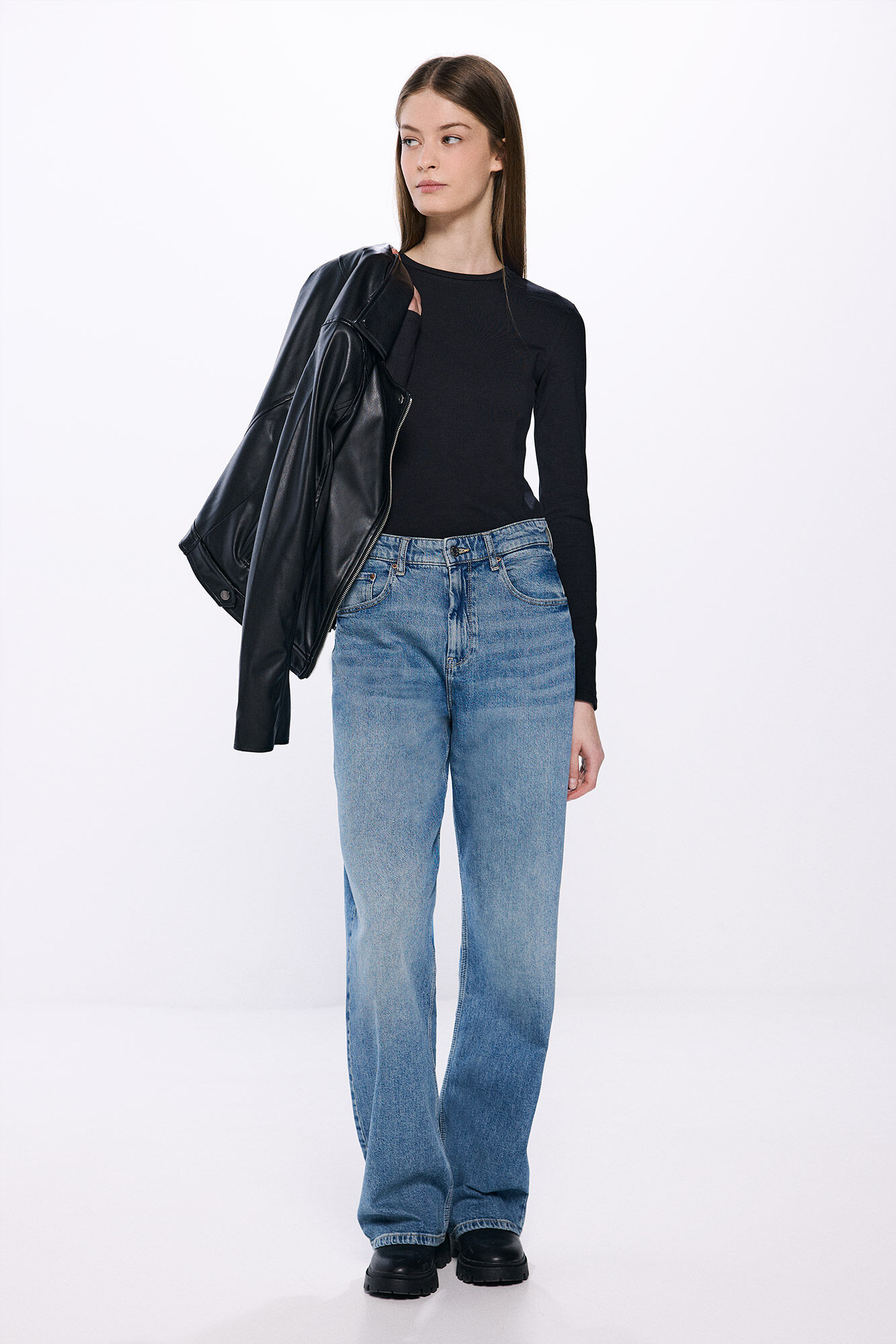 Springfield Camiseta justa de algod&atilde;o 