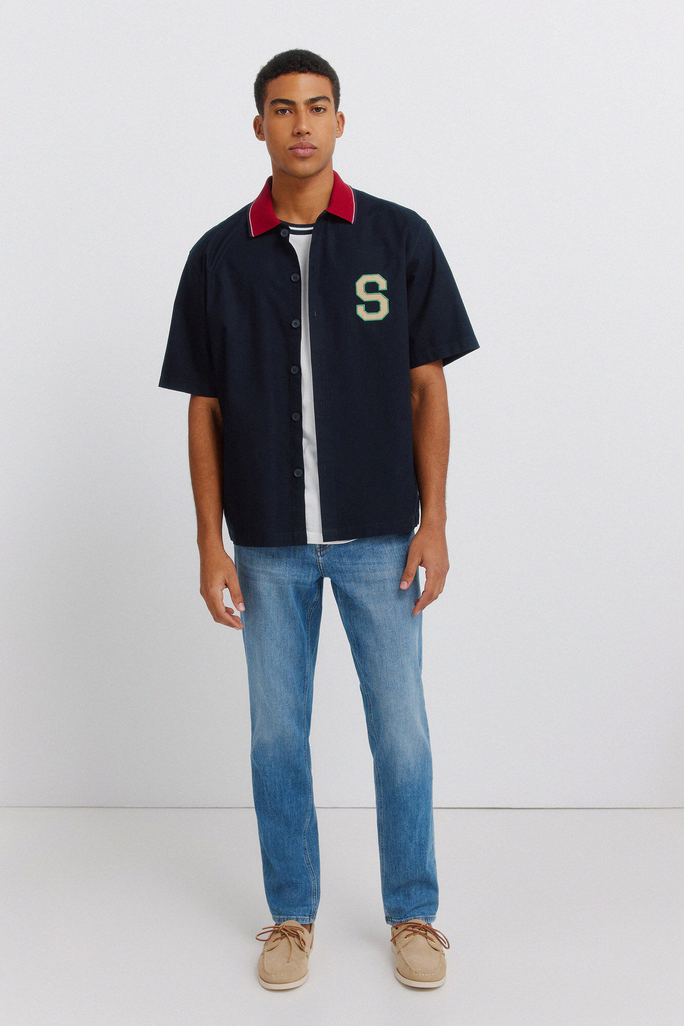 Springfield Jeans ultraleve lavagem m&eacute;dia slim fit