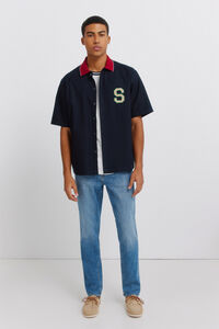Springfield Jeans ultraleve lavagem m&eacute;dia slim fit
