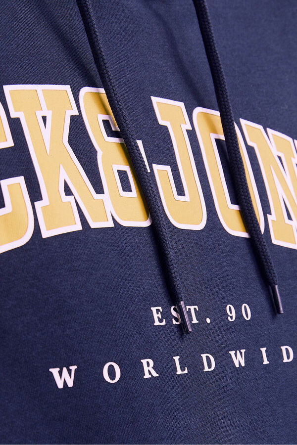 Jack & Jones PLUS Moletom Plus Sweatshirt regular fit azul
