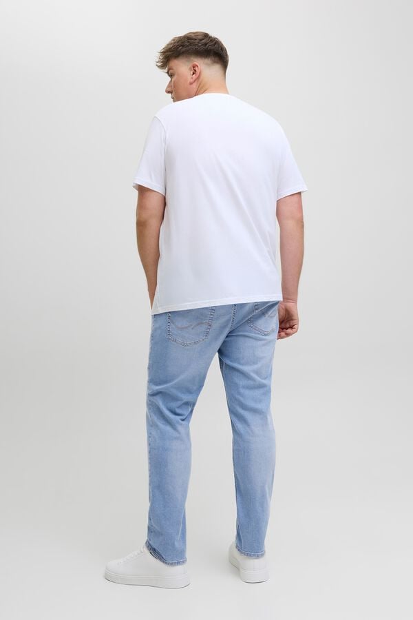 Jack & Jones PLUS Jeans slim cinco bolsos azul