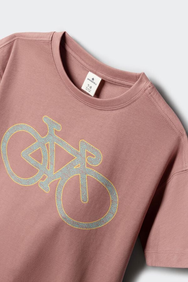Springfield Kids Kid's short sleeve bike T-shirt red