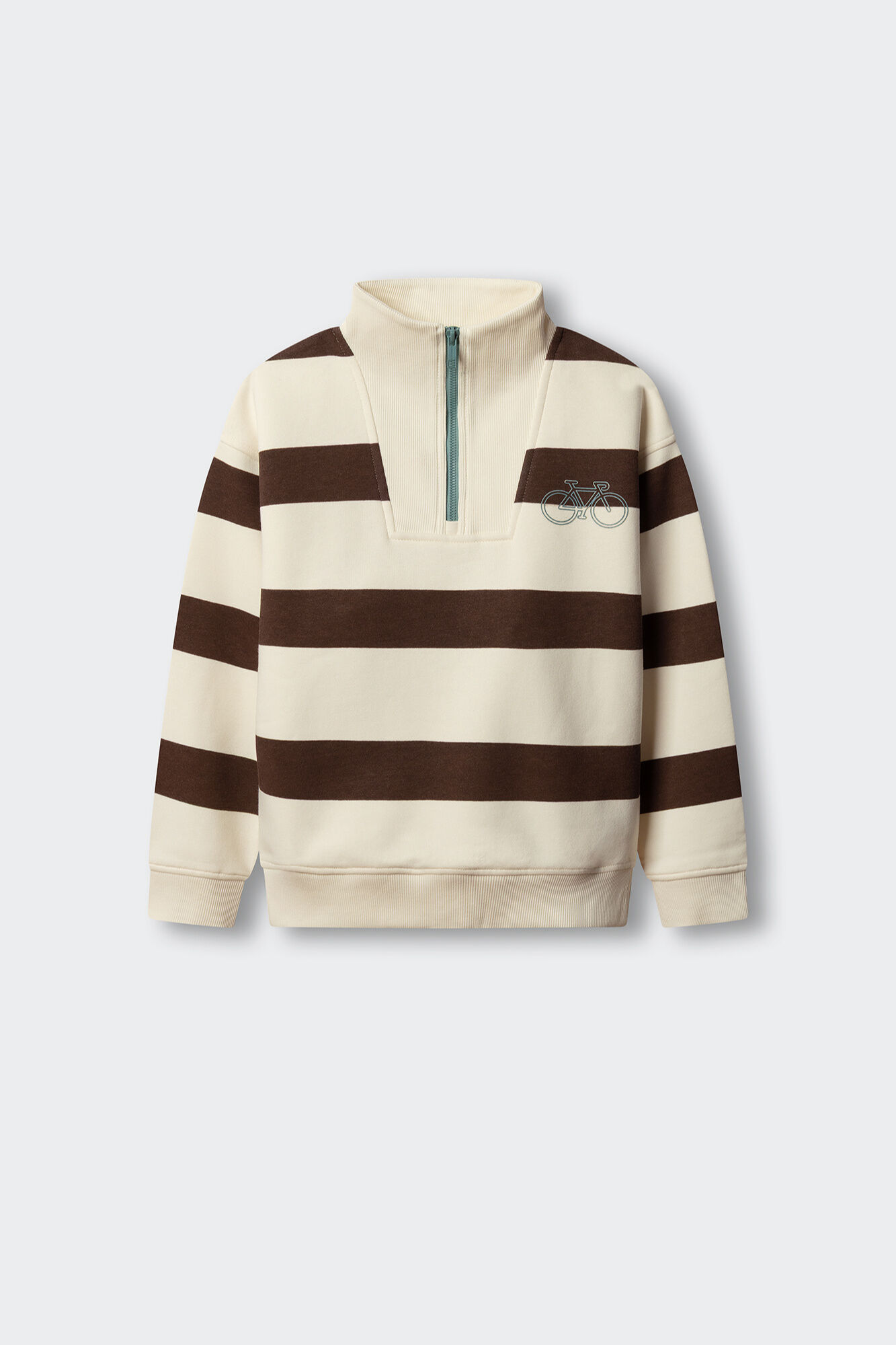 Springfield Kids Sudadera cuello camionero rayas ni&ntilde;o