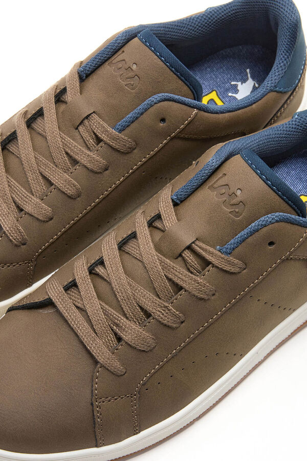 Lois Tênis masculino básico Lois castanho