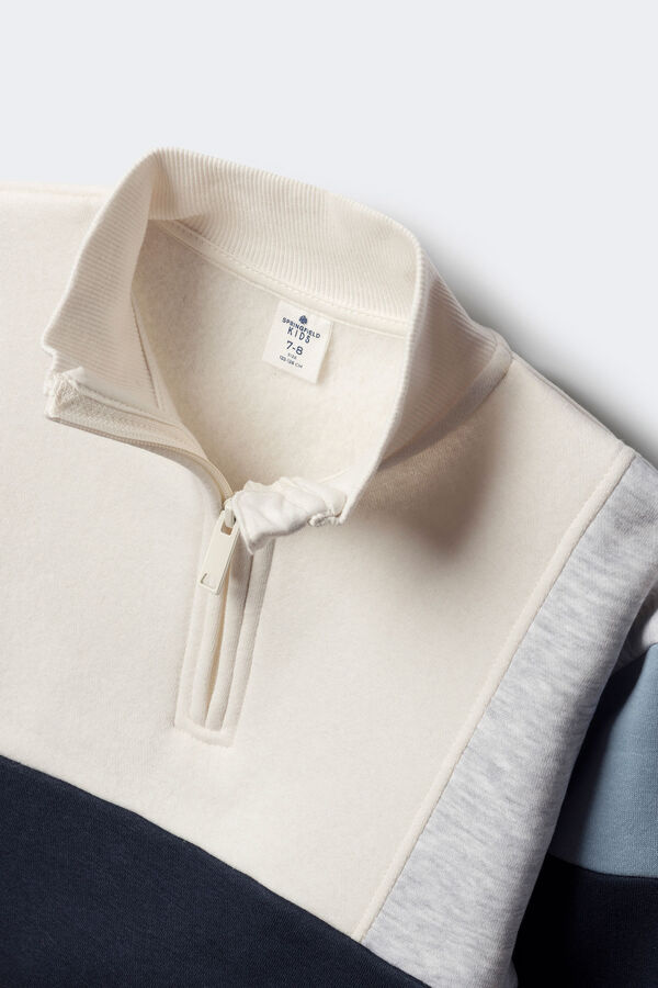 Springfield Kids Moletom Trucker Sweatshirt azul