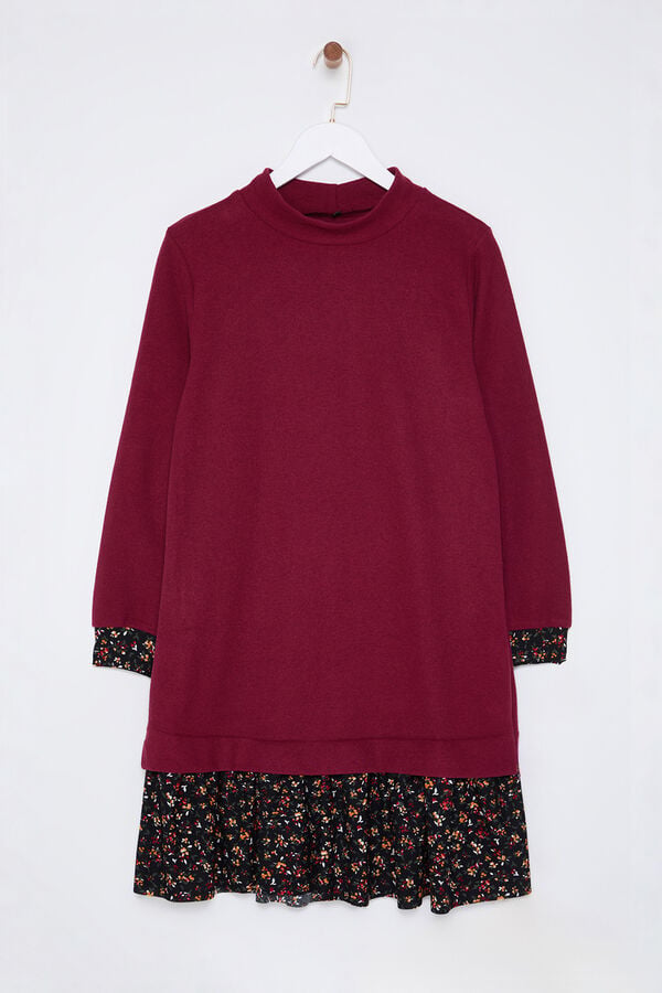Trendyol Vestido mini de malha estampado