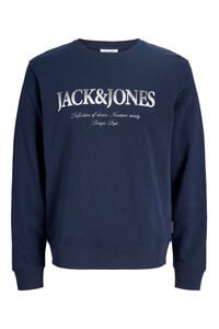 Jack & Jones PLUS Sweatshirt manga curta em algod&atilde;o
