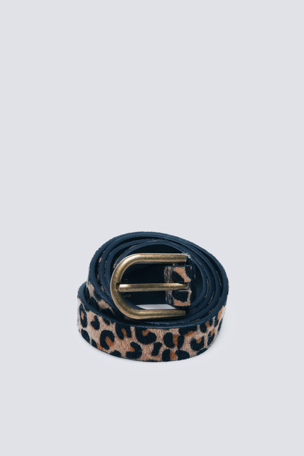 Springfield Cinto com estampado animal cru