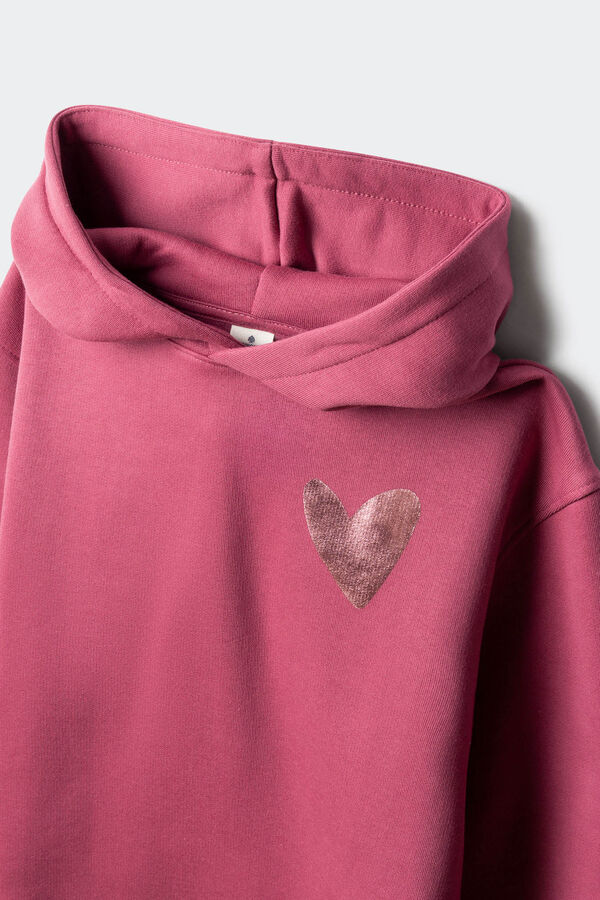 Springfield Kids Sweatshirt feminino GOOD MOOD. rosa