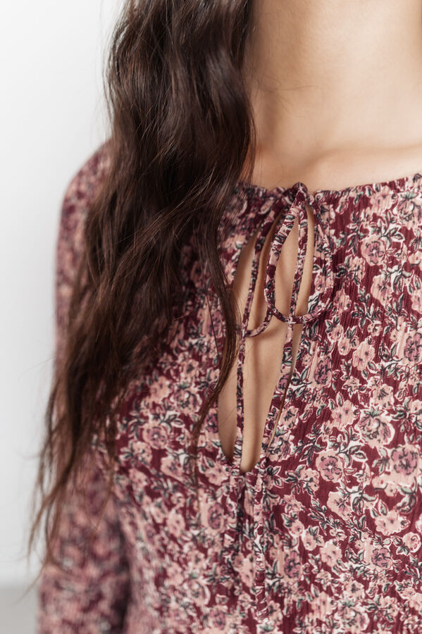 High Spirits Vestido Florin Caqui escuro