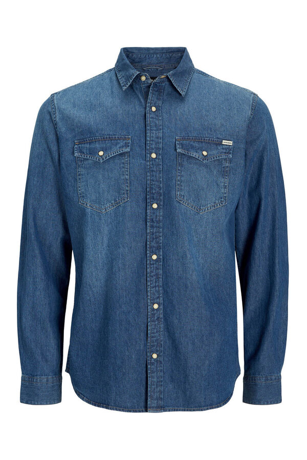 Jack & Jones Camisa jeans azul