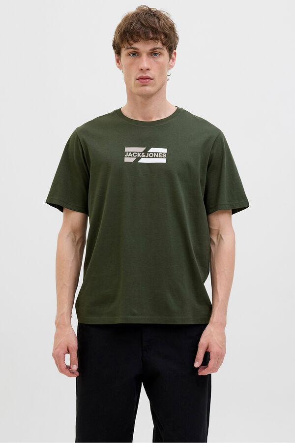 Jack & Jones T-shirt regular fit verde