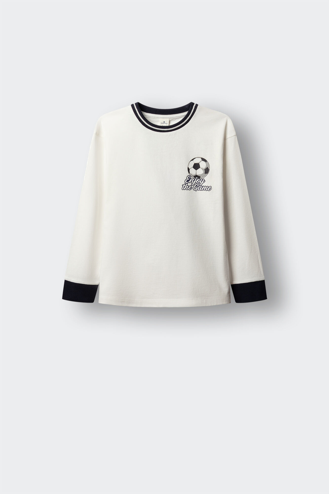 Springfield Kids T-shirt de manga comprida com bola de futebol para crian&ccedil;a