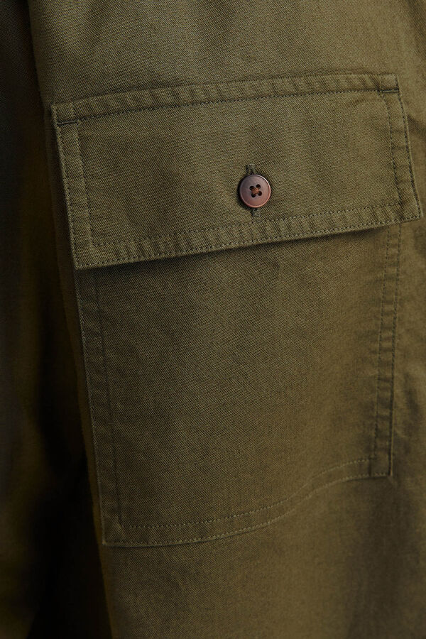 Jack & Jones Camisa Oxford grande verde