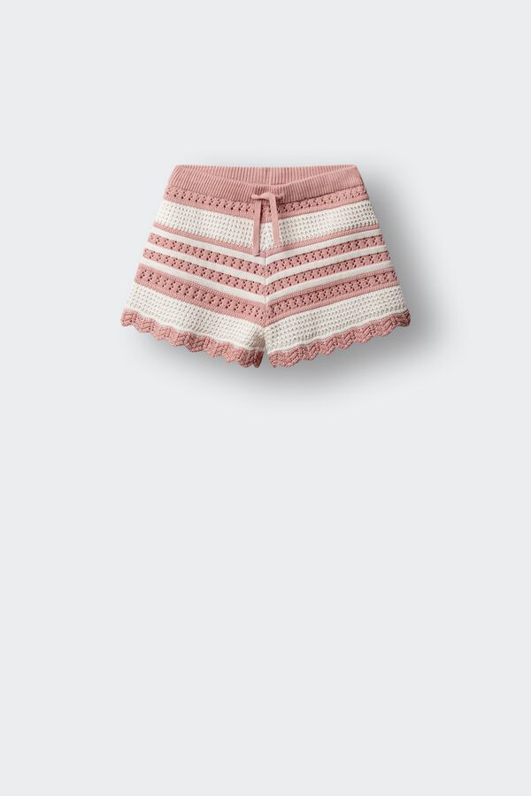Springfield Kids Cal&ccedil;&otilde;es de malha para menina rosa