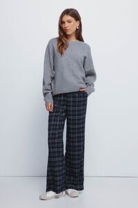 Springfield Calças jogger xadrez