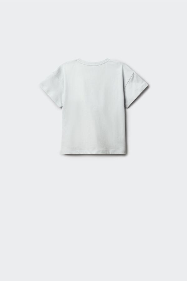 Springfield Kids T-shirt de manga curta "Snoopy" menina azul