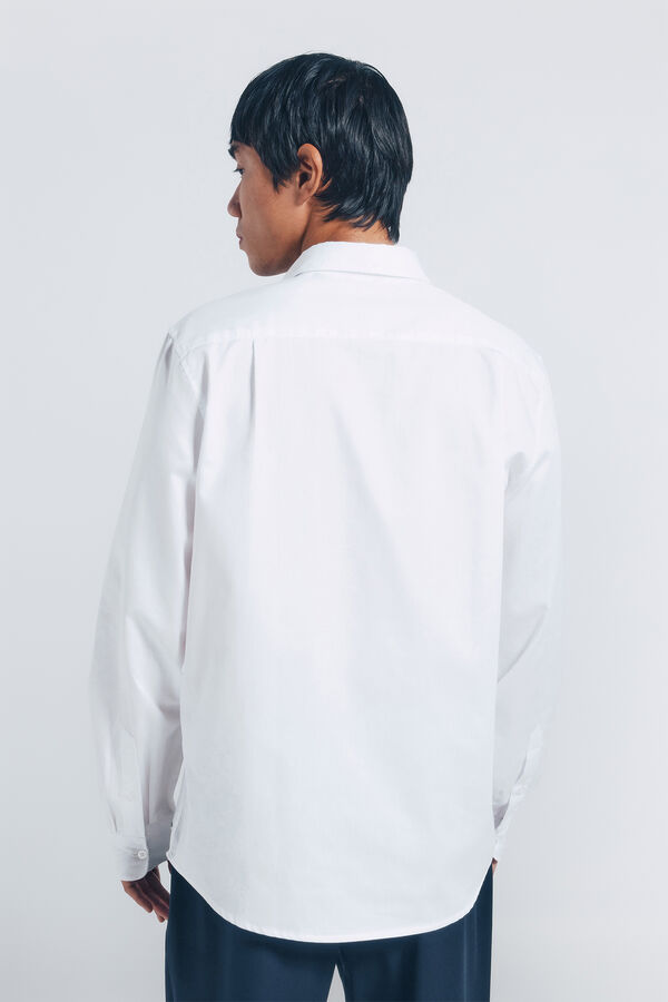Springfield Camisa estruturada de fácil cuidado branco
