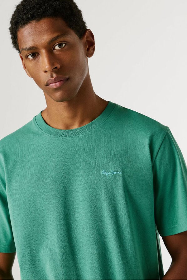 Pepe Jeans T-shirt manga curta verde