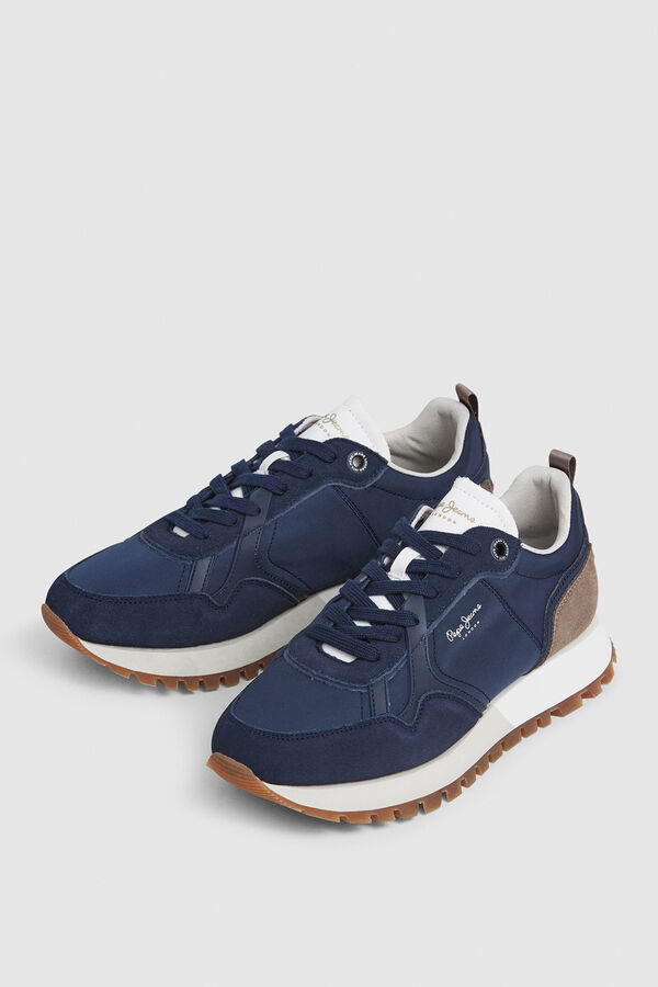 Pepe Jeans Sapatilhas Running Retro azul