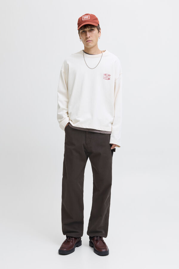 Jack & Jones Pantalón denim cargo negro