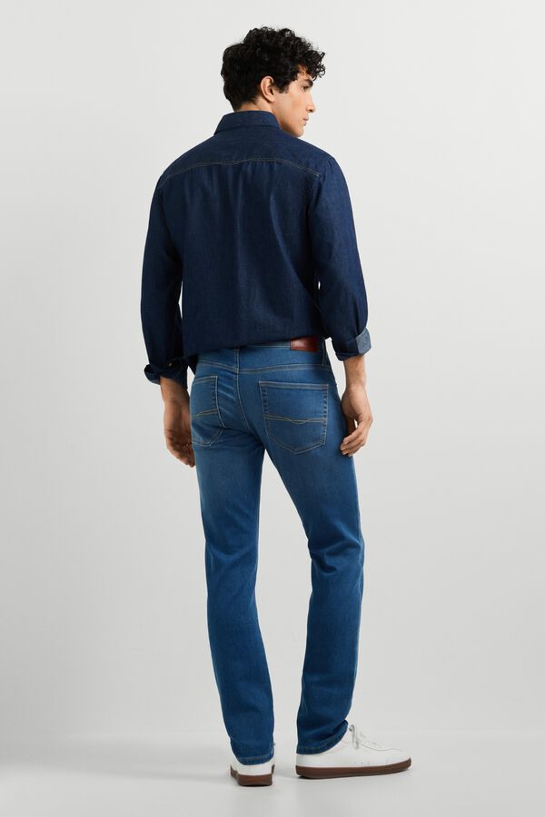 Pepe Jeans Jeans slim de malha azul